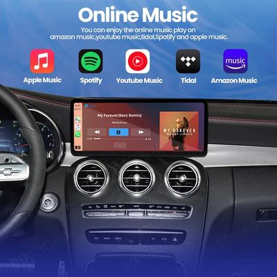 Autoradio Multimédia Mercedes Classe C W205 GLC 2014-2018 Écran Tactile