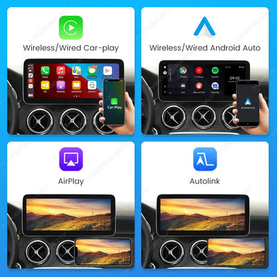 Mercedes-Benz Classe A, GLA, CLA Autoradio Multimédia CarPlay 10,25/12,3 Pouces