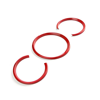 Bague de Jauge Tableau de Bord Porsche Cayman Boxster Rouge