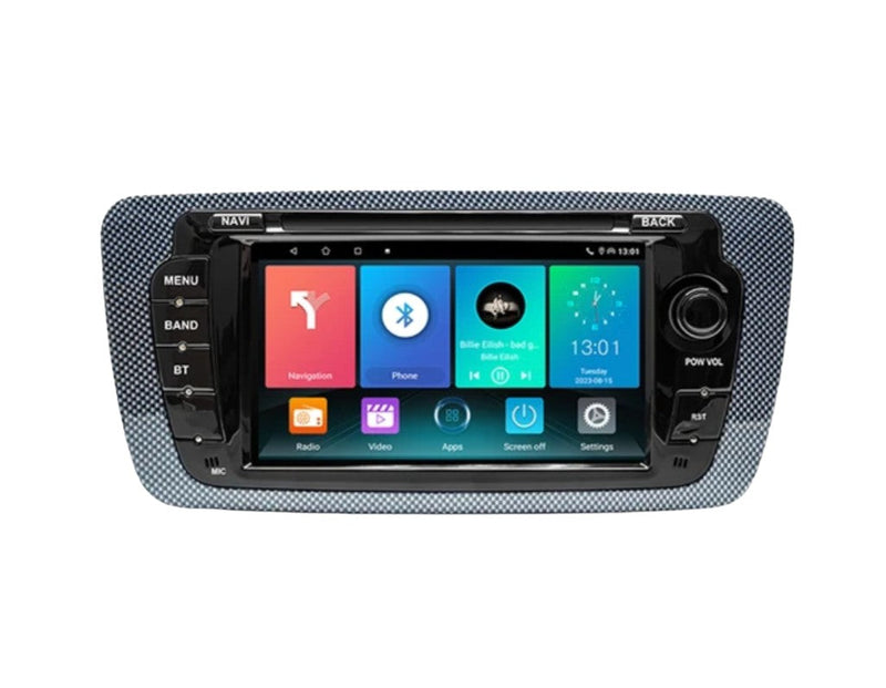 CarPlay Seat Ibiza 6J vue de face, boîtier installé