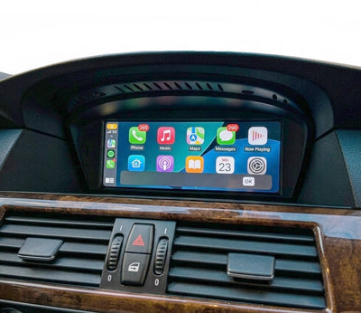 Becquet Voiture Boîtier CarPlay Android Auto BMW Série 5 E60
