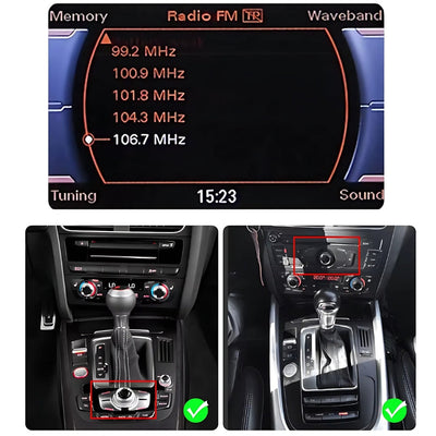 Becquet Voiture Boitier CarPlay Android Auto Audi A4 A5 Q5