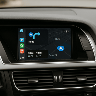 Boîtier CarPlay Android Auto pour Audi A4 B8 2007-2016