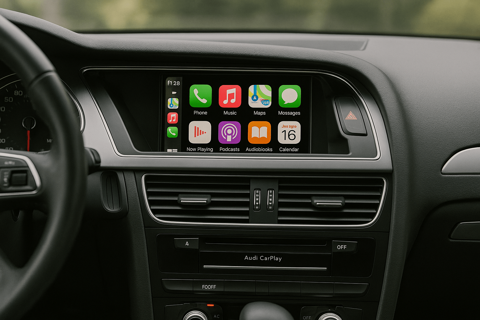 Boîtier CarPlay Android Auto pour Audi A4 B8 2007-2016