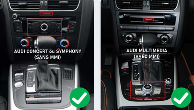 Boîtier CarPlay Android Auto pour Audi Q5 2009-2015, Interface Multimédia