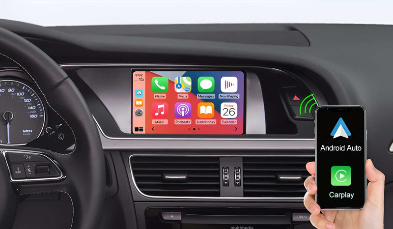 Boîtier CarPlay Android Auto pour Audi Q5 2009-2015, Interface Multimédia