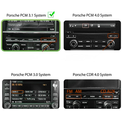 Interface CarPlay Android Plug & Play pour Porsche PCM 3.0, 3.1, 4.0