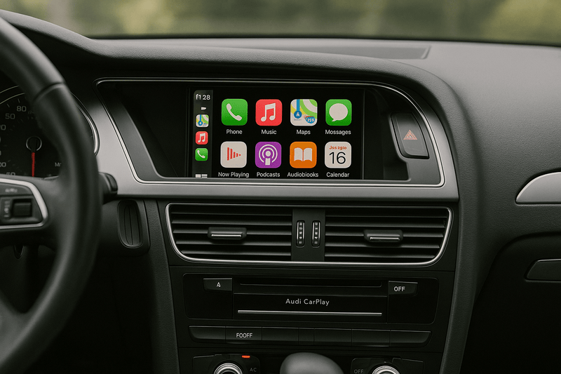 Interface CarPlay Android Auto Sans Fil pour Audi A4 S4 B8