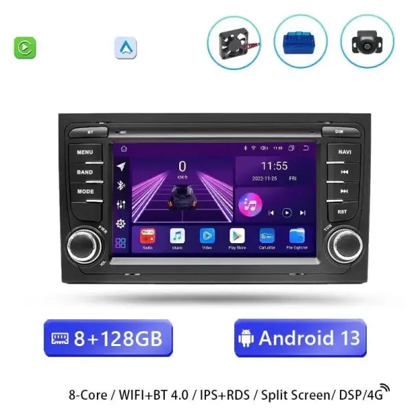 CARPLAY AUDI A4 B7 (2004 - 2008) K4PLUS - Compatible avec - Disponible sur carplay - voiture