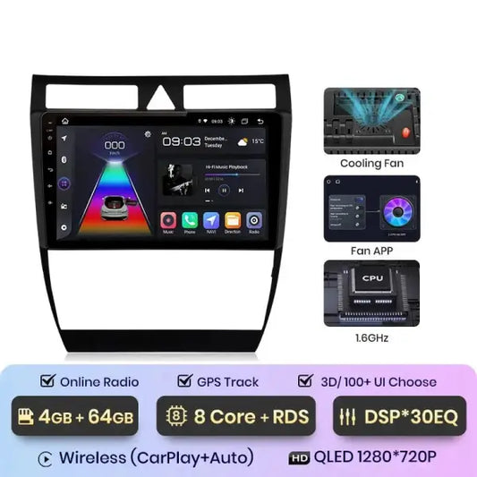 CARPLAY AUDI A6 C5 (1997 - 2004) K2 - Compatible avec - Disponible sur carplay - voiture