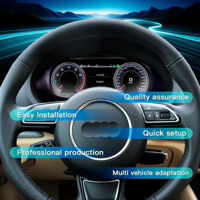 CarPlay Audi TT MK2 vue de trois quarts sur fond studio