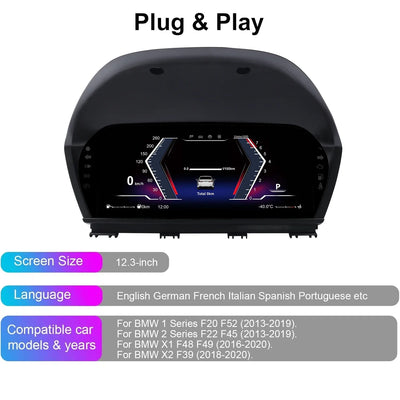 CarPlay BMW F20, packshot studio du boîtier complet