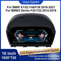Compteur Digital CarPlay BMW F20 F22 X1 F48 X2 F39 – Écran 10 pouces, avec ou sans HUD