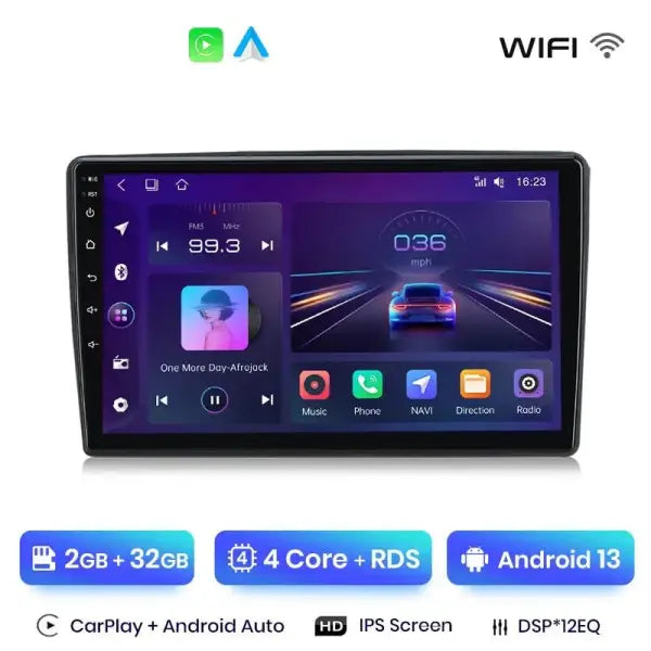 Autoradio Android 10 Pouces Pour Citroën C5 2008-2017 - CarPlay/Android Auto Sans Fil - 6Go RAM, 128Go - GPS, WiFi