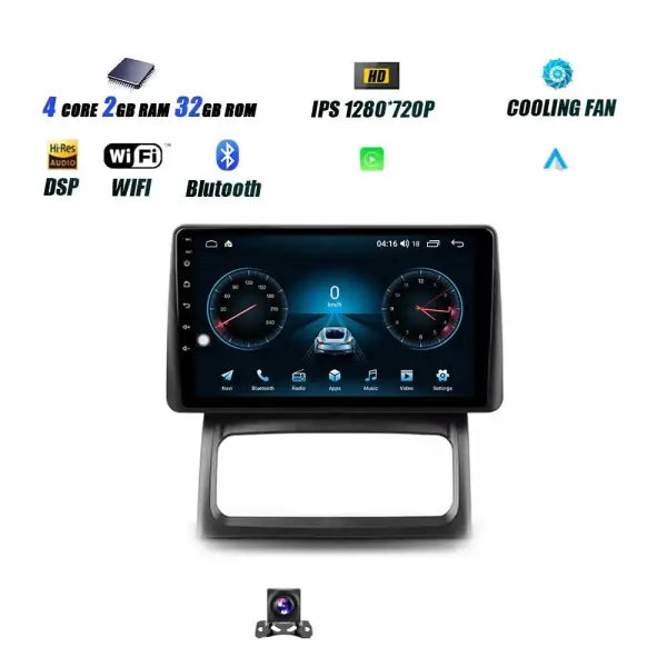 CarPlay Clio 2 avec caméra de recul AHD et GPS