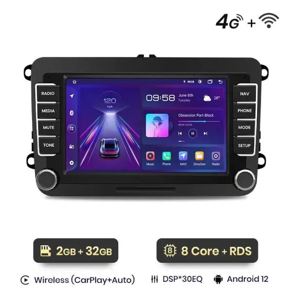 CARPLAY GOLF 5 (2003 - 2008) G4 - Compatible avec - Disponible sur carplay - voiture