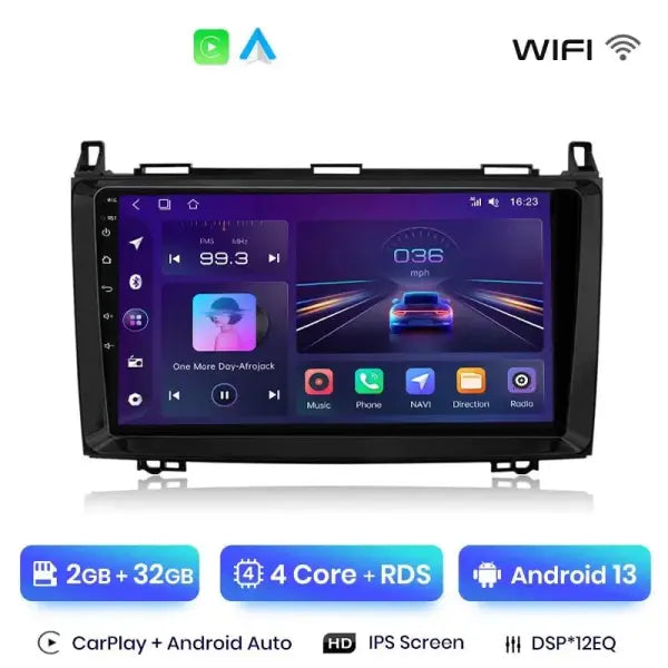 CARPLAY MERCEDES CLASSE A W169 (2004 - 2012) F2 - Compatible avec - Disponible sur carplay - voiture