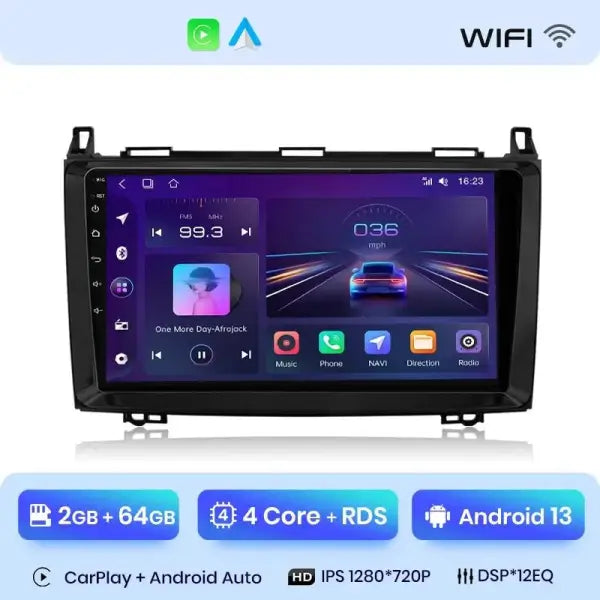 CARPLAY MERCEDES CLASSE A W169 (2004 - 2012) F3 - Compatible avec - Disponible sur carplay - voiture