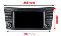 Autoradio CarPlay Mercedes Classe E W211 (2003-2009) – Android 4 cœurs, 4G, sans fil, vue 4