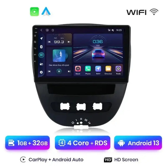 CARPLAY PEUGEOT 107 (2005 - 2014) J1 - Compatible avec - Disponible sur carplay - voiture