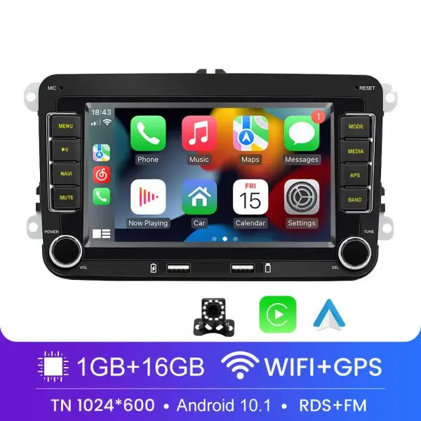 CARPLAY POLO 5 (2009 - 2013) S1PLUS - Compatible avec - Disponible sur carplay - voiture