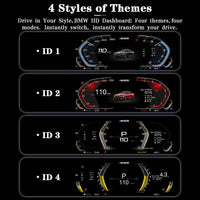 Compteur Digital BMW Série 1 E81 E82 E87 E88 (2006-2015) – Écran 11 pouces, avec ou sans CarPlay, vue 4