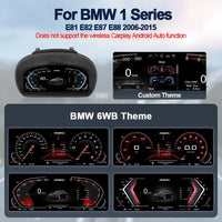 Compteur Digital BMW Série 1 E81 E82 E87 E88 (2006-2015) – Écran 11 pouces, avec ou sans CarPlay, vue 9