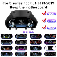 Compteur Digital BMW F30 F31 F32 F33 F34 F36 (2013-2020) – 12,3 pouces, HUD, CarPlay sans fil, vue 7