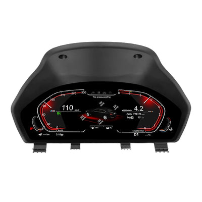 Vue de dessus du cockpit virtuel BMW F30 et de sa dalle 12,3 pouces