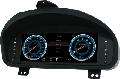 Profil du cockpit virtuel Honda Accord montrant l'épaisseur du boîtier