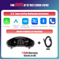 Compteur Digital Audi A6, S6, RS6 et A7, S7, RS7 (2009-2018) – Écran 12,3 Pouces, CarPlay Sans Fil, vue 8