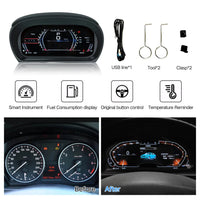 Compteur Digital BMW E90 E91 E92 E93 (2005-2012) – Écran IPS 10,25 pouces, vue 2