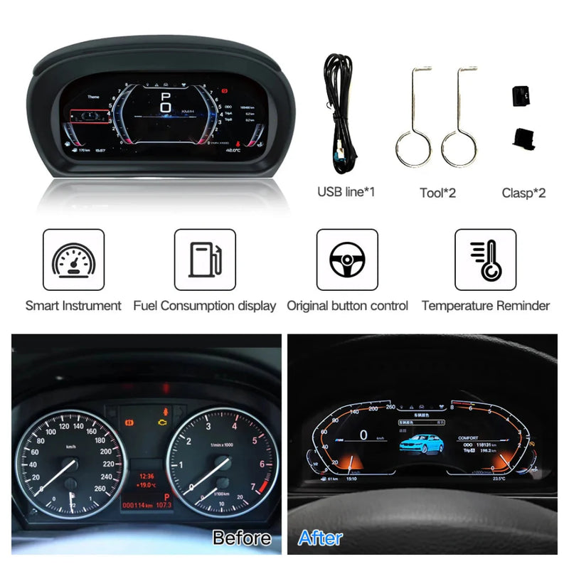 Virtual Cockpit BMW E90 E91 E92 E93 compteur digital 2005-2012