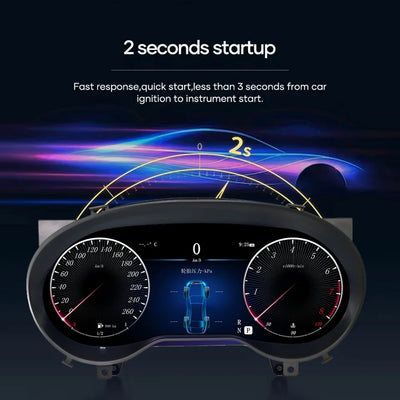 Compteur digital Mercedes W205 GLC, packshot studio du boîtier complet