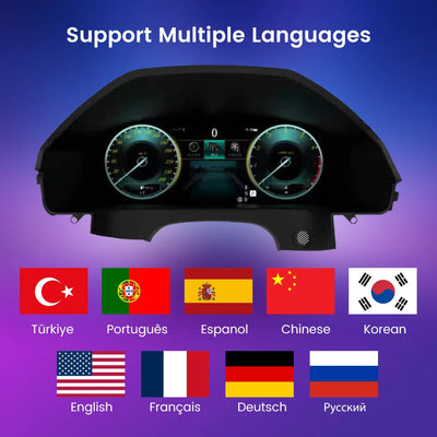 Compteur digital Mercedes W212, packshot studio du boîtier complet