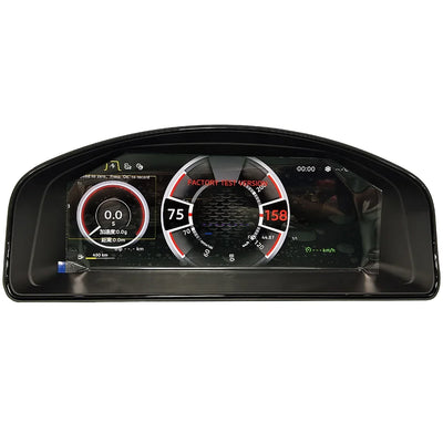 Compteur digital VW Transporter T6 vue de trois quarts sur fond studio