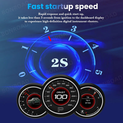 Face arrière du compteur numérique Mini Cooper S avec connecteurs d'origine