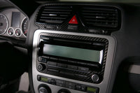 Façade Autoradio Carbone Volkswagen Scirocco et Eos – Cadre RCD310, Mate ou Brillante