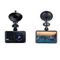 Dashcam Voiture 1080P Avant Arrière – Écran Intégré, G-Sensor, Ventouse, SD 32 Go, vue 2