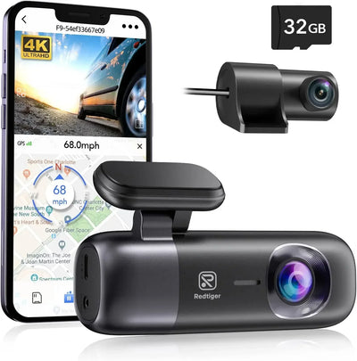 Dashcam 4K WiFi GPS pare-brise super condensateur