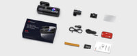 Dashcam 4K GPS Wi-Fi Double Caméra – Boîtier Compact, Avant Arrière, Carte SD 32 Go, vue 2