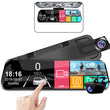 Rétroviseur Dashcam Full HD 1080P – Écran Tactile 10 Pouces, Avant Arrière, Carte SD 128 Go