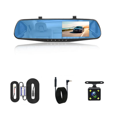 Rétroviseur caméra Full HD double objectif recul