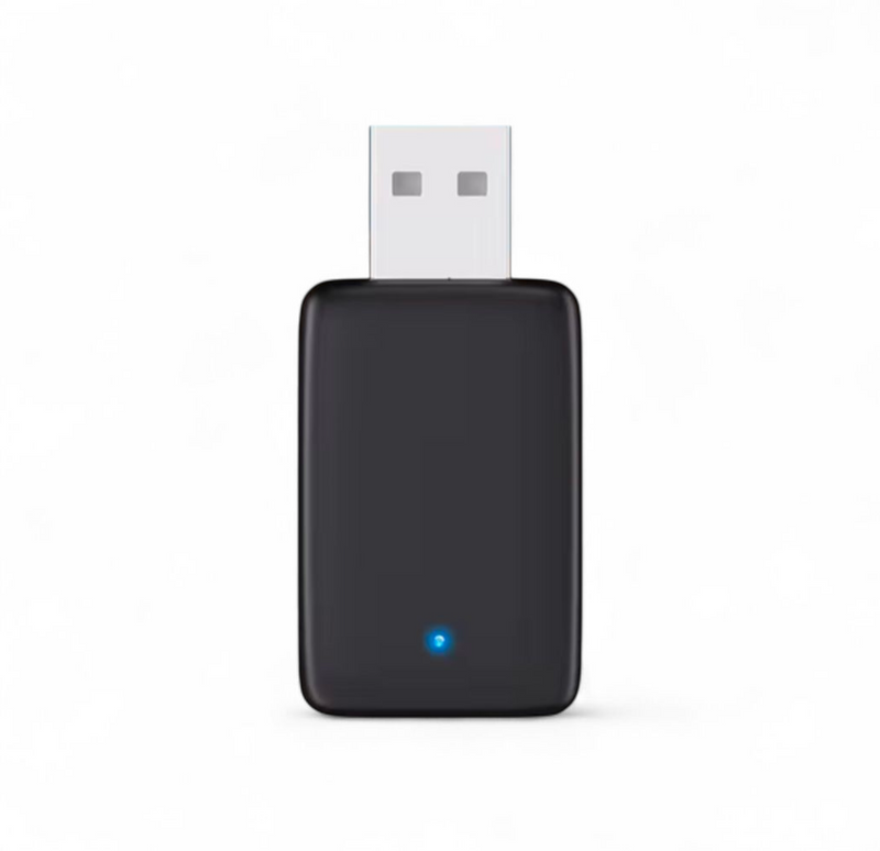 Adaptateur CarPlay Sans Fil Universel – Android Auto, Bluetooth 5.0, Wi-Fi 5 GHz, USB, vue 3