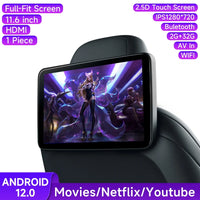 Écran Appui-Tête Voiture Android CarPlay – 10,1 et 11,6 Pouces, Wi-Fi, Bluetooth, vue 27