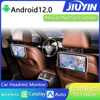 Écran Appui-Tête Voiture Android CarPlay – 10,1 et 11,6 Pouces, Wi-Fi, Bluetooth