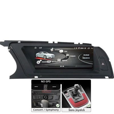 Becquet Voiture Écran Autoradio Android pour Audi A4 A5 B8 Q5
