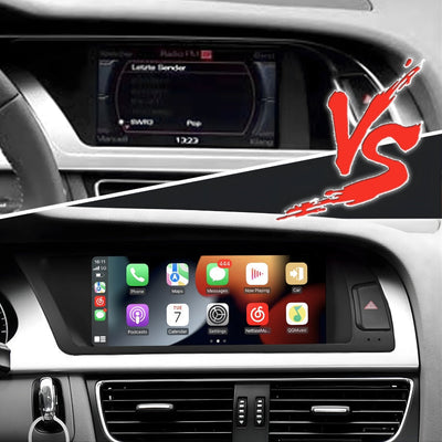 Becquet Voiture Écran Autoradio Android pour Audi A4 A5 B8 Q5