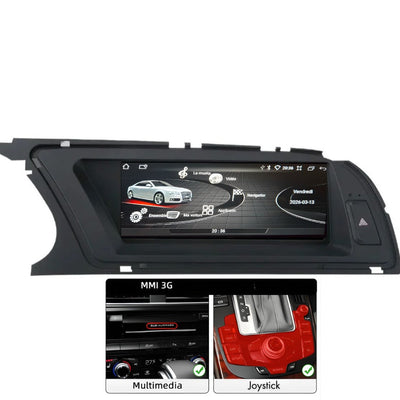 Becquet Voiture Écran Autoradio Android pour Audi A4 A5 B8 Q5