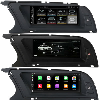 Becquet Voiture Écran Autoradio Android pour Audi A4 A5 B8 Q5